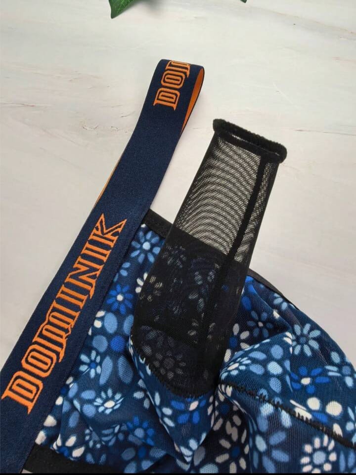 Men's Elephant Print Low-Waist Men's Thong Underwear